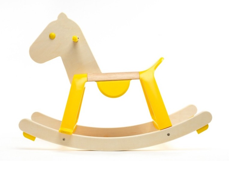 Djeco: Yellow Rock'it! - Sit & Ride Rocking Horse