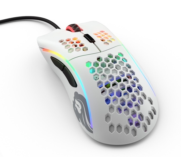 Glorious PC Gaming Model D Regular Gaming Mouse (Matte White) PC