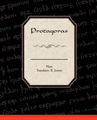 Protagoras on Paperback by Plato