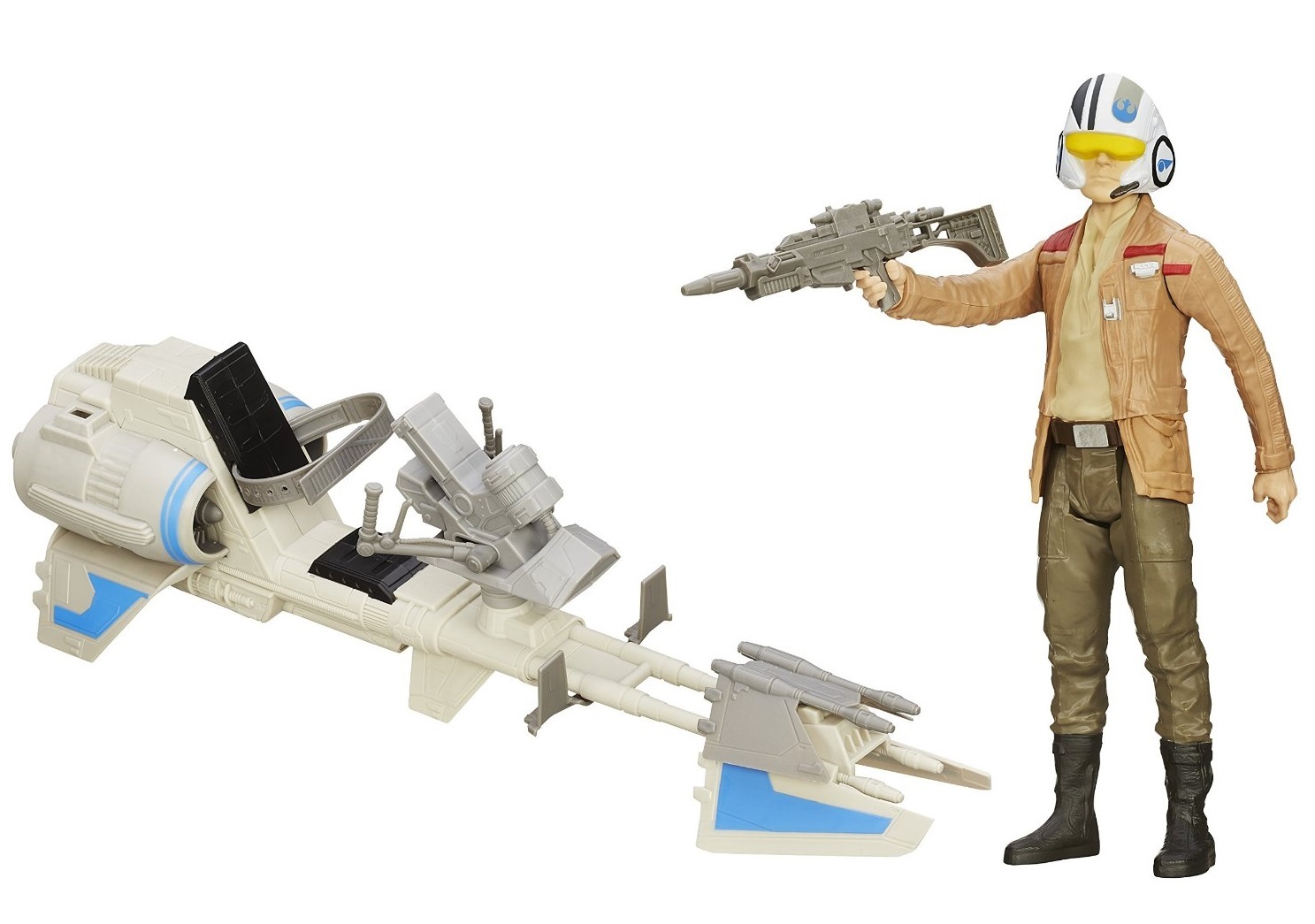 Star Wars: 12" Speeder Bike Action Figure Set image