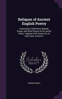 Reliques of Ancient English Poetry by Thomas Percy image