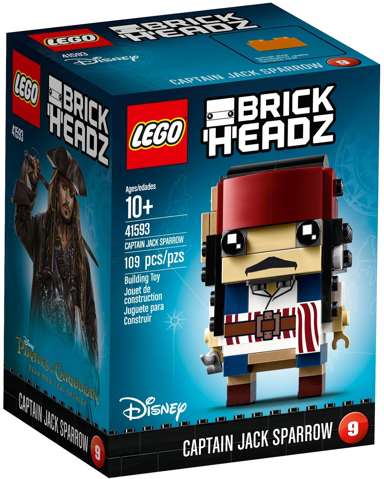 LEGO Brickheadz - Captain Jack Sparrow (41593)