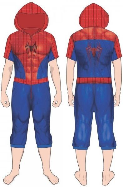 Marvel: Spider-Man Cropped - Union Suit (Small)