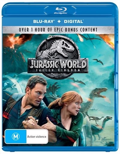 Jurassic World: Fallen Kingdom on Blu-ray, DC image