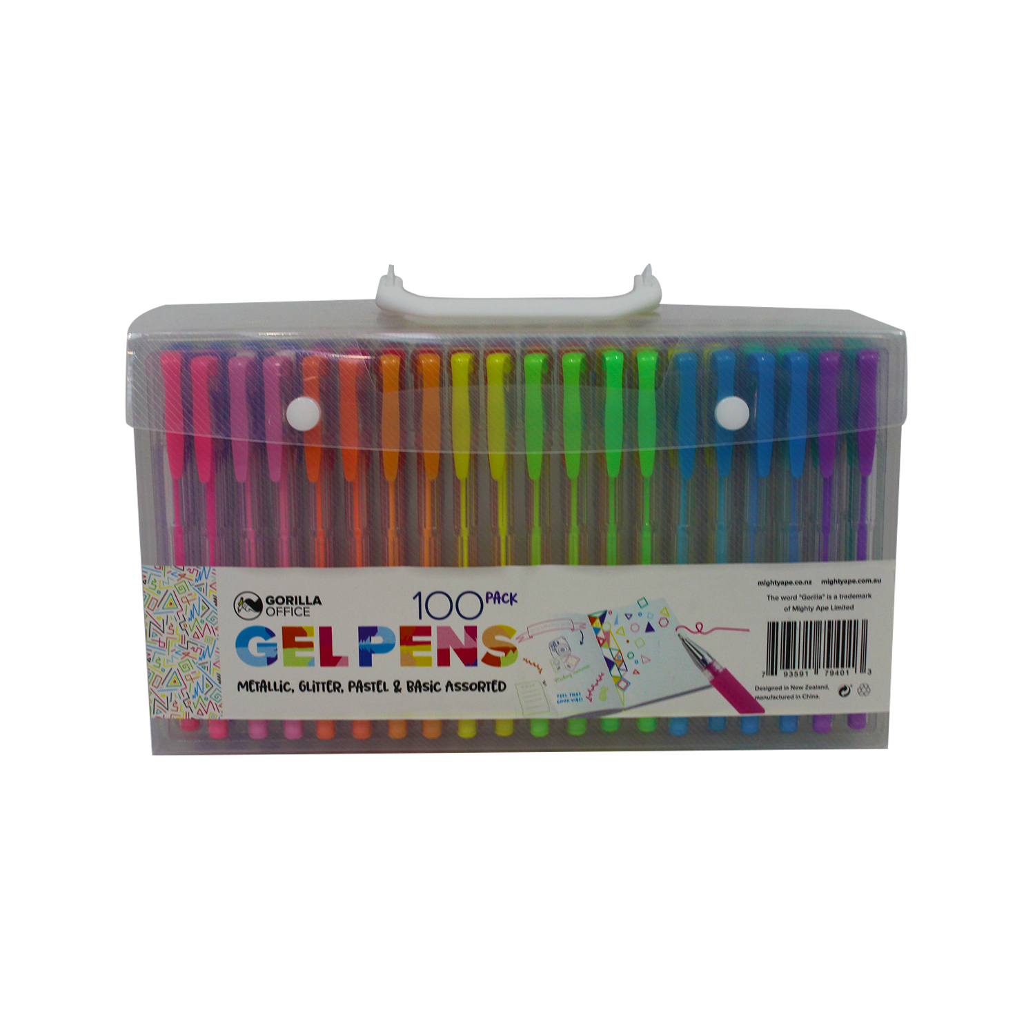 Gorilla Office: Gel Pens - 100 Pack image