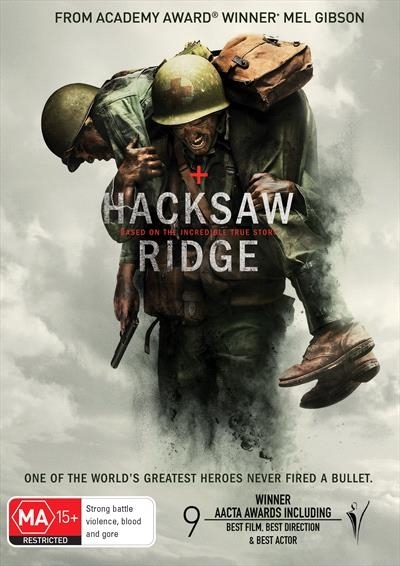 Hacksaw Ridge on DVD