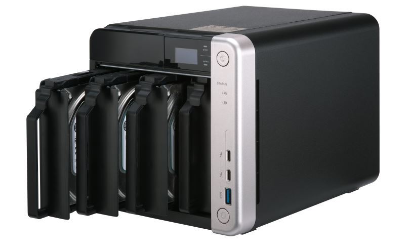 Qnap Ts-453Bt3-8G 4-Bay Nas (No Disk), 10Gbe & Tbolt, 3 W 2X M.2 2280 Sata Ssd Slot,Apollo Lake J3455 1.5-2.3Ghz, 8Gb image