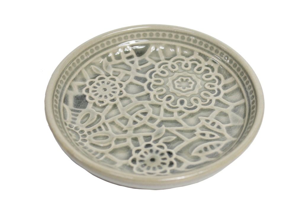 Botanic Dark Grey Dish (12cm)