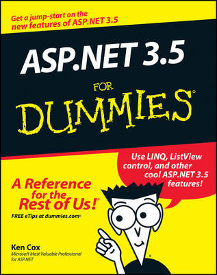 ASP.NET 3.5 For Dummies by Ken Cox image