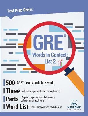 GRE Words in Context -- List 2 by Vibrant Publishers