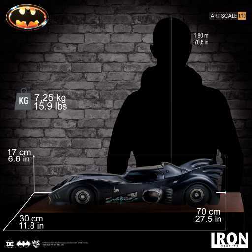 DC Comics: 1/10 Batmobile (1989) - Art Scale Statue image