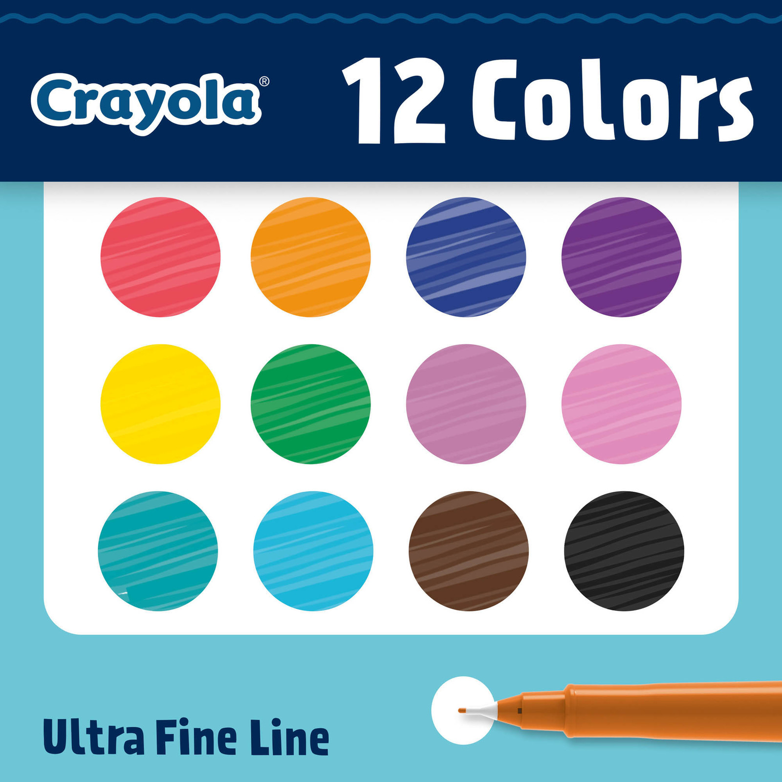 Buy Crayola Ultra Fine Point Markers at Mighty Ape NZ