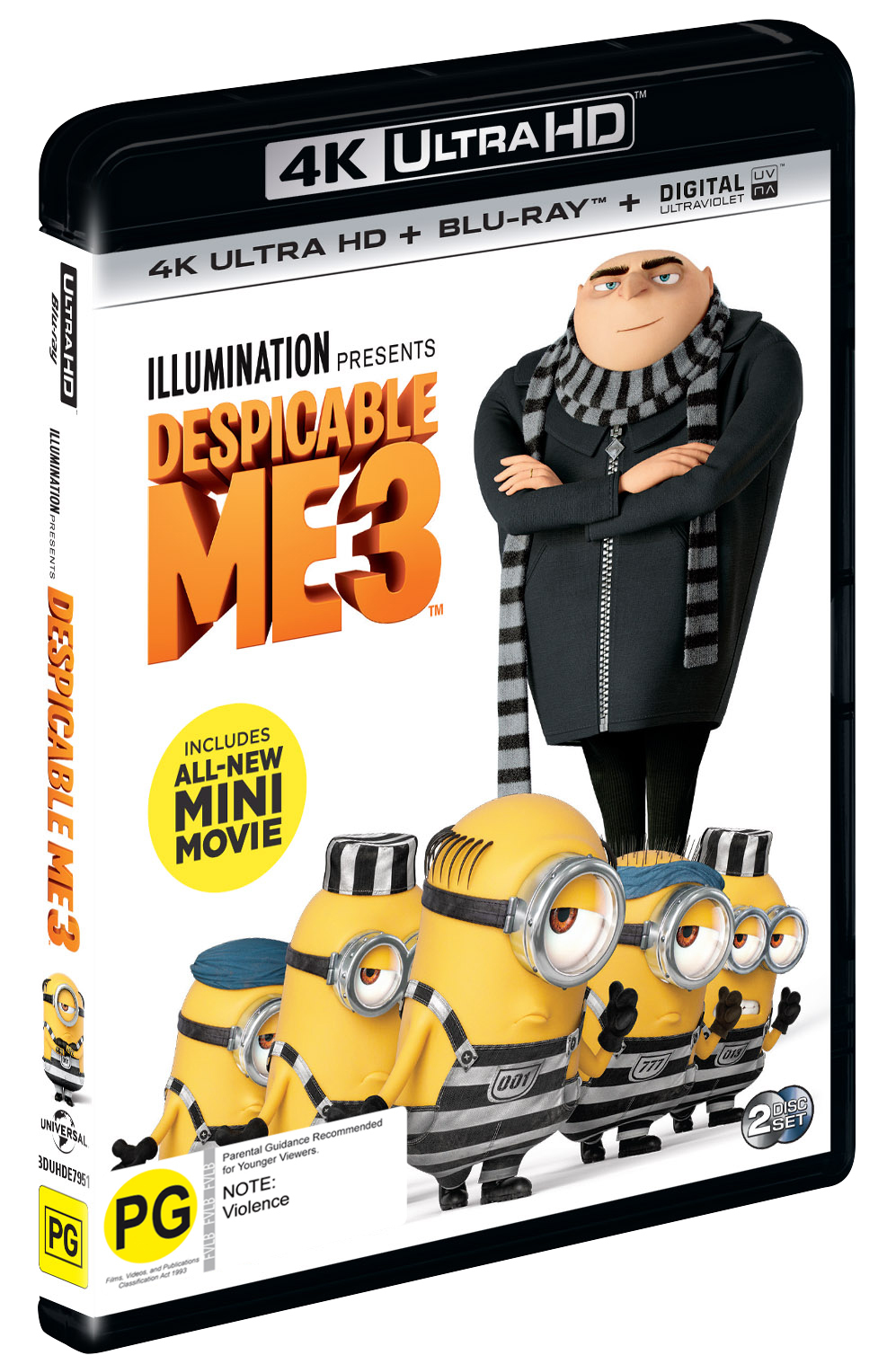 Despicable Me 3 on Blu-ray, UHD Blu-ray