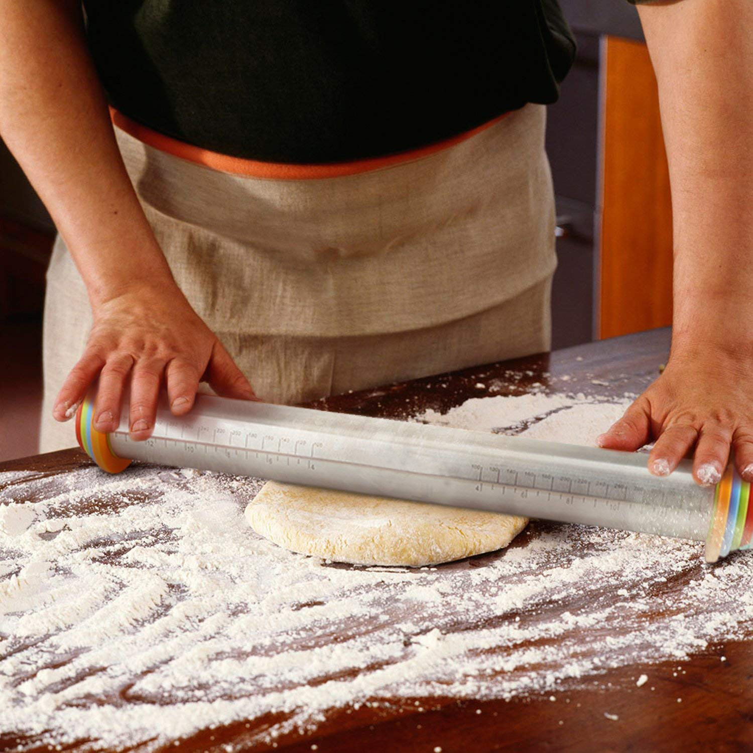 Ape Basics: Adjustable Stainless Steel Rolling Pin image