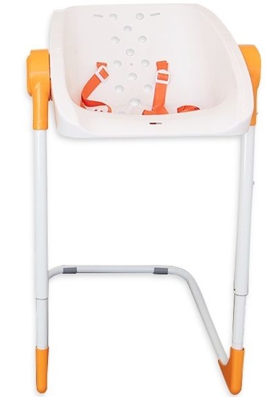 Charli: Baby Shower Chair - Orange/White image