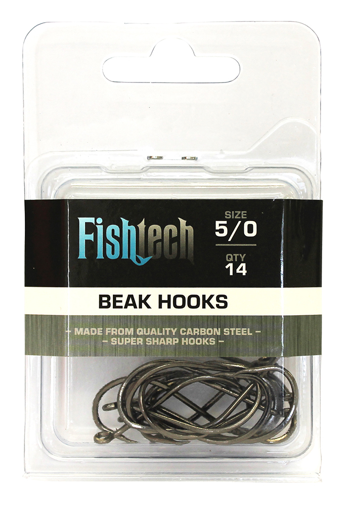 Fishtech Beak Hooks 5/0 (14 per pack) image