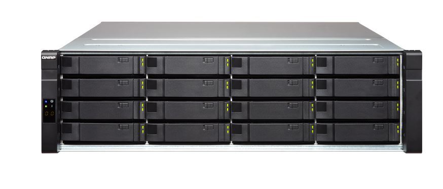 Qnap Ej1600-V2 Nas, 16-Bay (No Disk), Sas 12Gb/S Jbod For Zfs, 2 Mini-Sas Sff-8644 (Per Controller),Rp, With Rail Kit image