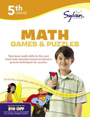 Fifth Grade Math Games & Puzzles (Sylvan Workbooks) by Sylvan Learning image