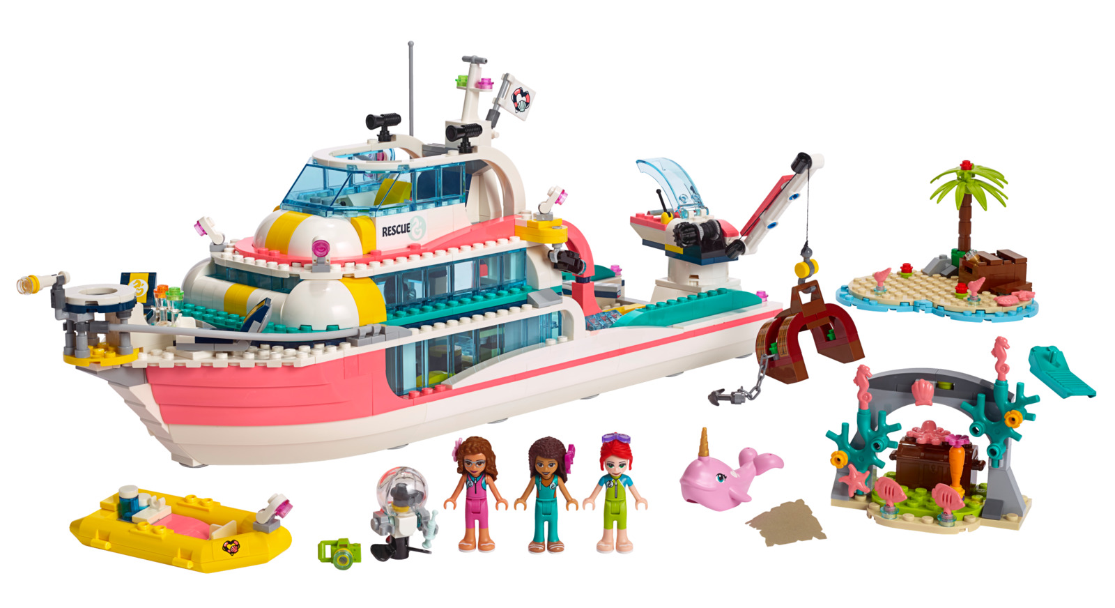 LEGO Friends: Rescue Mission Boat - (41381)