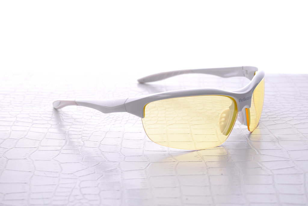 NoScope Wraith Computer Gaming Glasses - Frost White for PC Games image