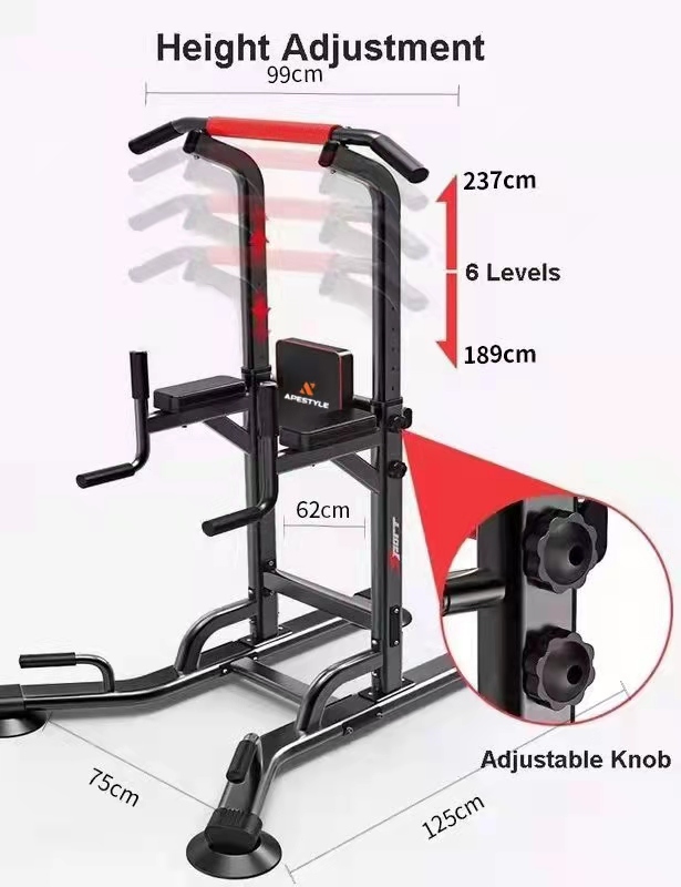 Ape Style Multi-Function Pull Up Power Tower Home Gym image