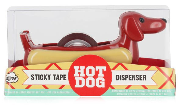 NPW: Pups To Go - Hot Dog Tape Dispenser with Tape Roll image