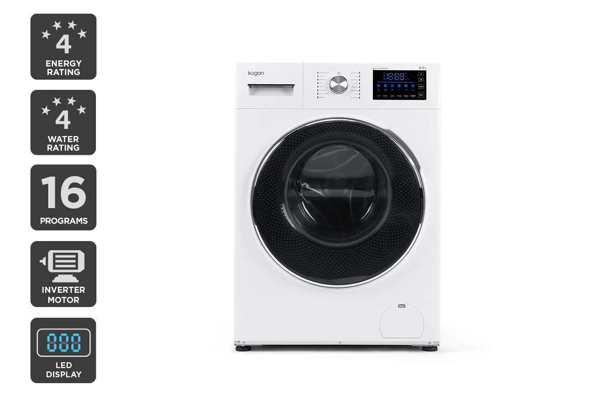 Buy Kogan 8kg Series 9 Front Load Inverter Washing Machine at Mighty Ape NZ