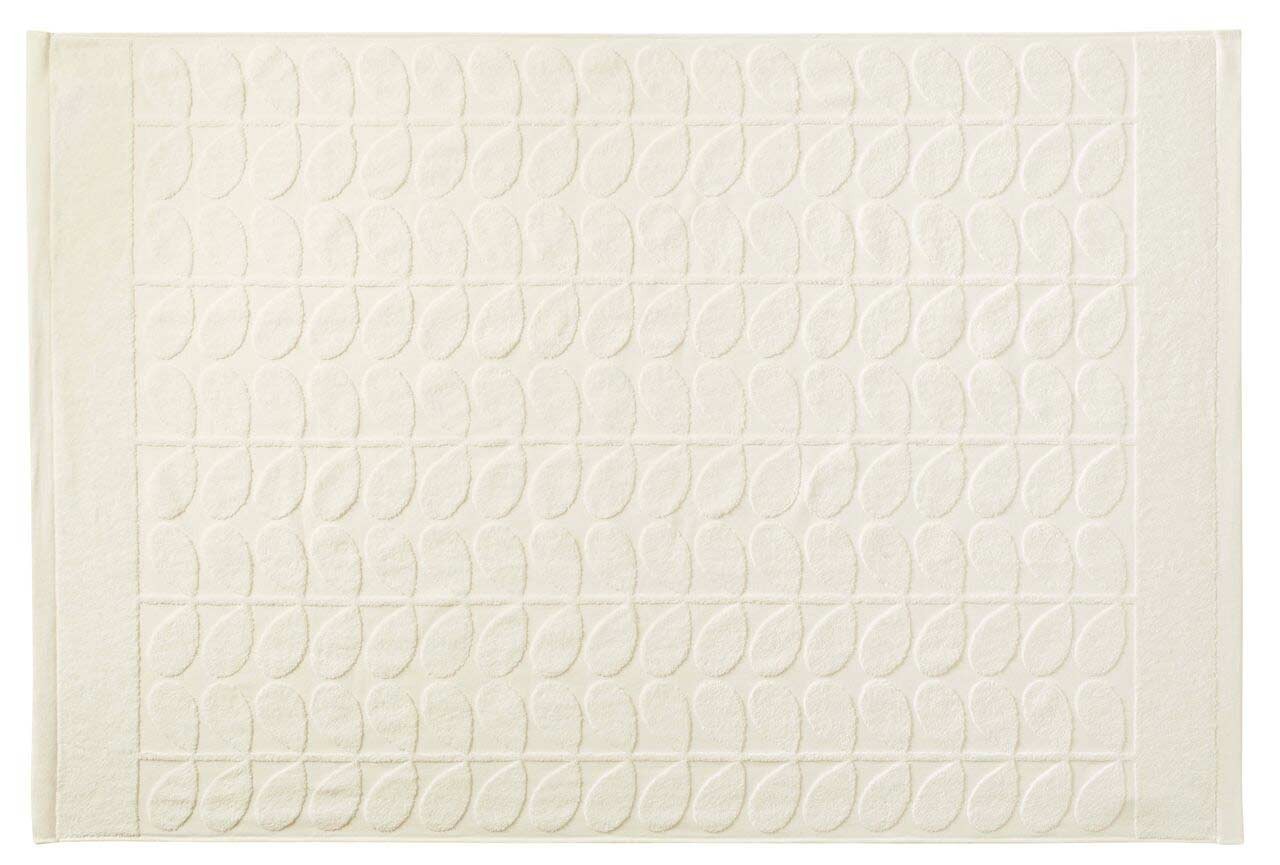 Orla Kiely Sculpted Stem Bath Towel - Cream image