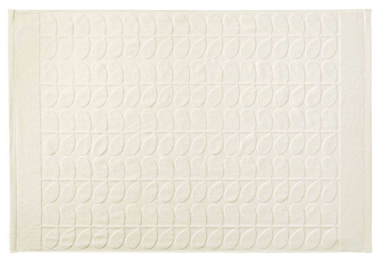 Orla Kiely Sculpted Stem Bath Towel - Cream image