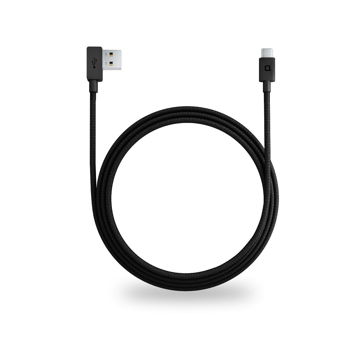 ZUS Super Duty USB A-C Cable Right Angle 4ft/1.2m image