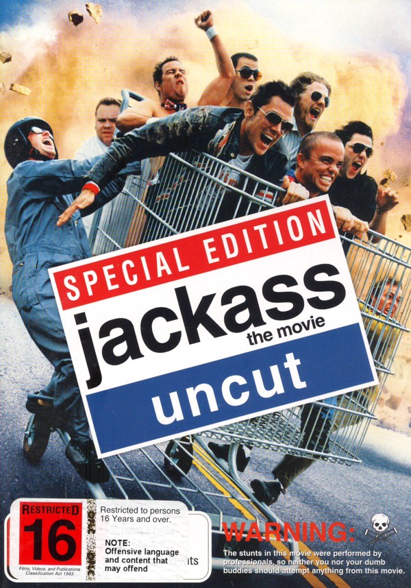 Jackass - The Movie Uncut on DVD