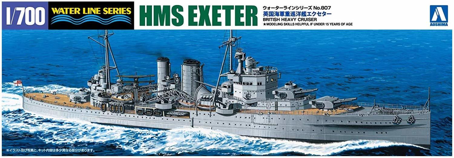 1/700 British Heavy Cruiser Exeter Model Kit at Mighty Ape Australia