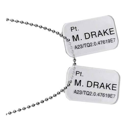 Aliens Pt. Drake Dog Tags Prop Replica image