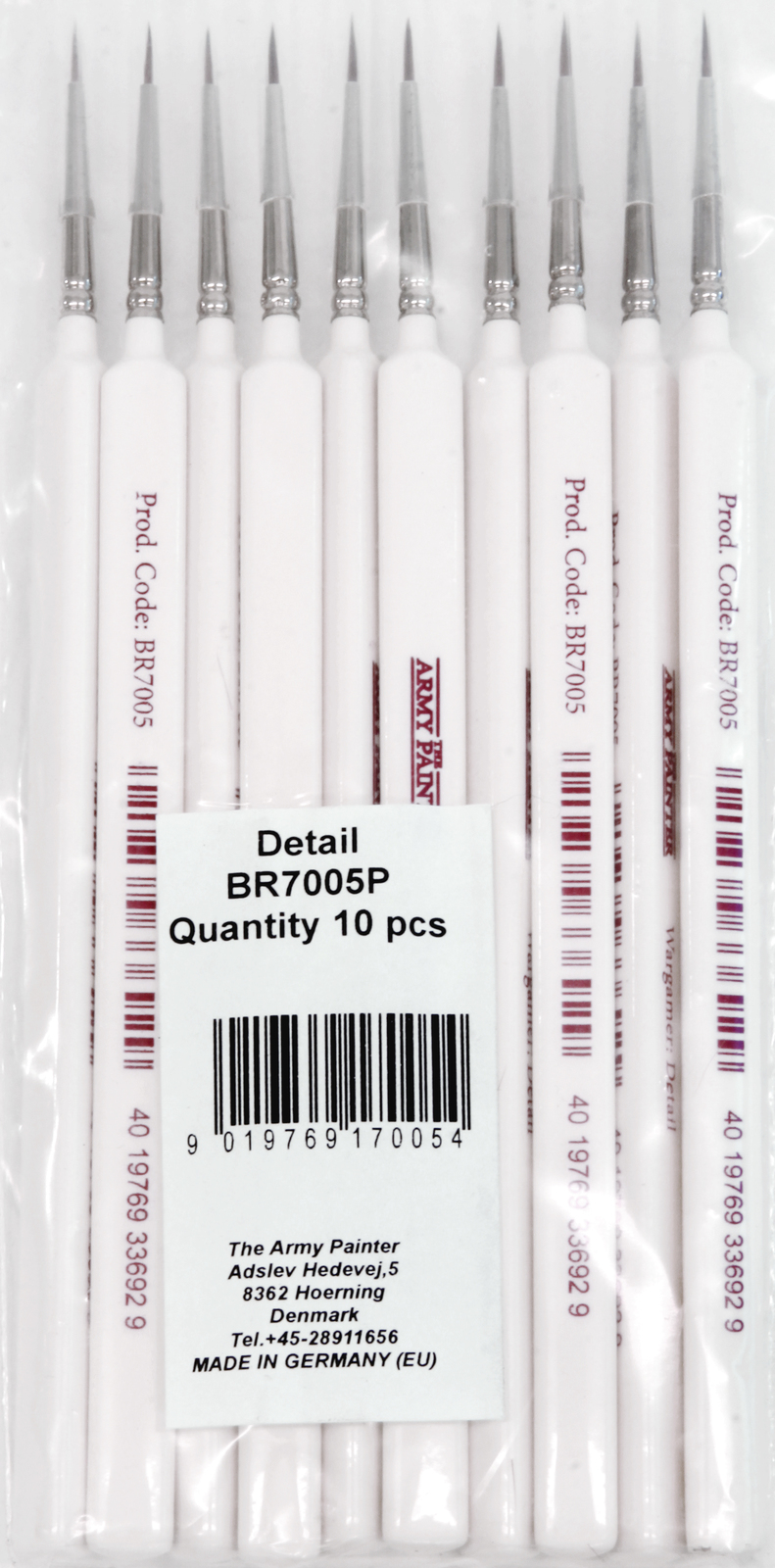Army Painter Wargamer Series - Detail Brush 10 Pack image