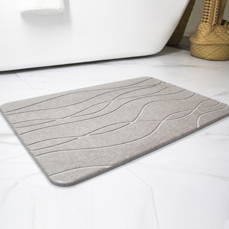 COMFEYA Stone Bathroom Mat Diatomaceous Earth Bathroom Mat at Mighty