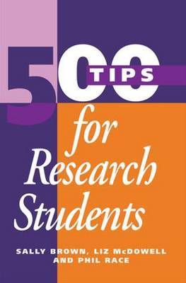 500 Tips for Research Students by Brown Sally image