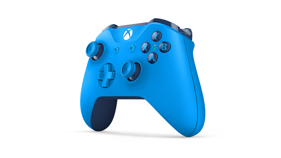 Xbox One Wireless Controller - Blue (with Bluetooth) on Xbox One