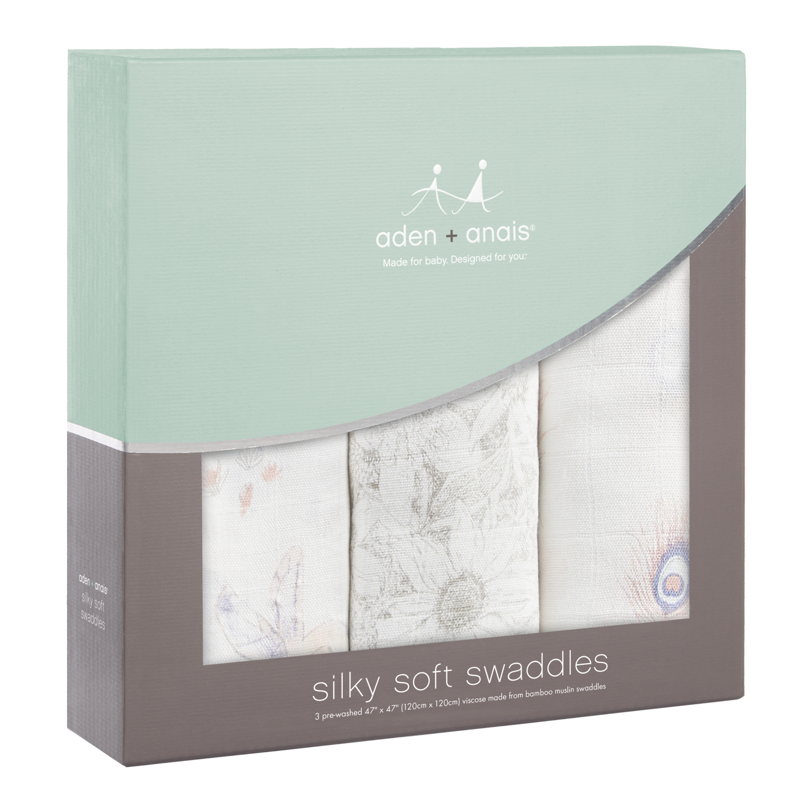 Aden + Anais: Bamboo Swaddle - Featherlight (3 Pack Swaddling Wraps) image