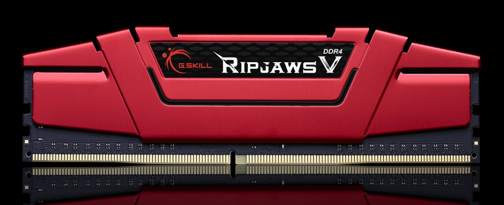 2 x 8GB G.SKILL Ripjaws V 2666Mhz DDR4 Ram - Red image