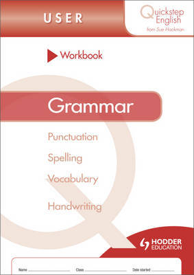 Quickstep English Workbook Grammar User Stage by Sue Hackman image