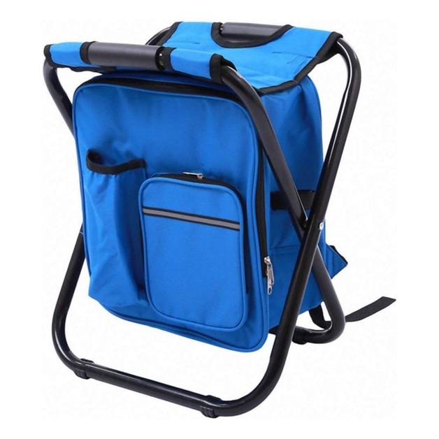 Buy HYPERANGER 2in1 Camping Chair with Insulated Ice Bag Blue at