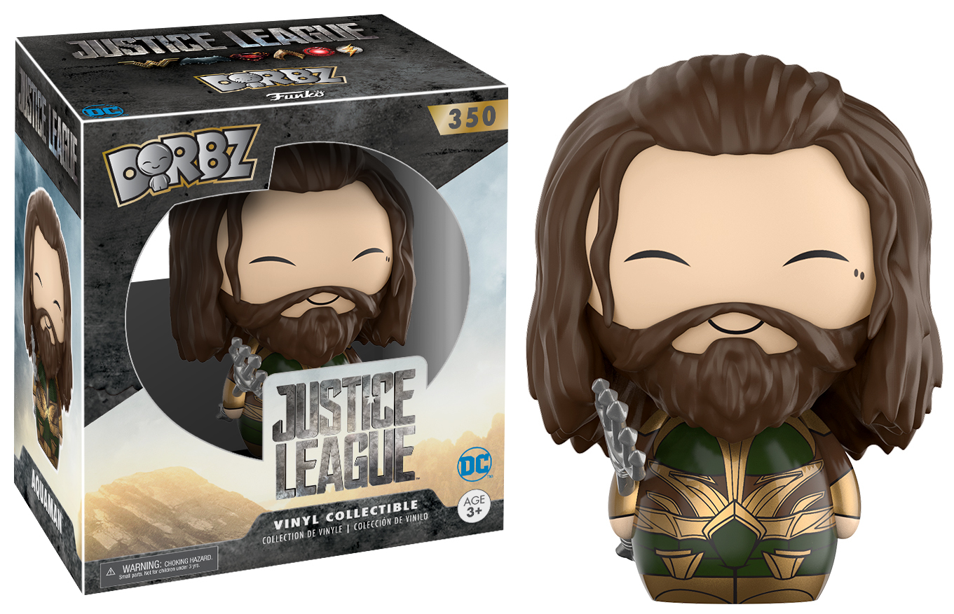 Justice League (Movie): Aquaman (Armoured) - Dorbz Vinyl Figure (with a chance for a Chase version!) image