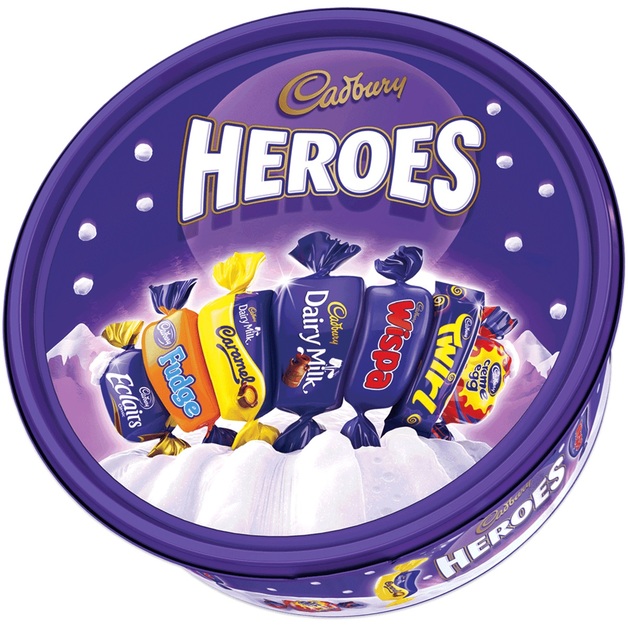 Cadbury Heroes Tub (600g) at Mighty Ape NZ