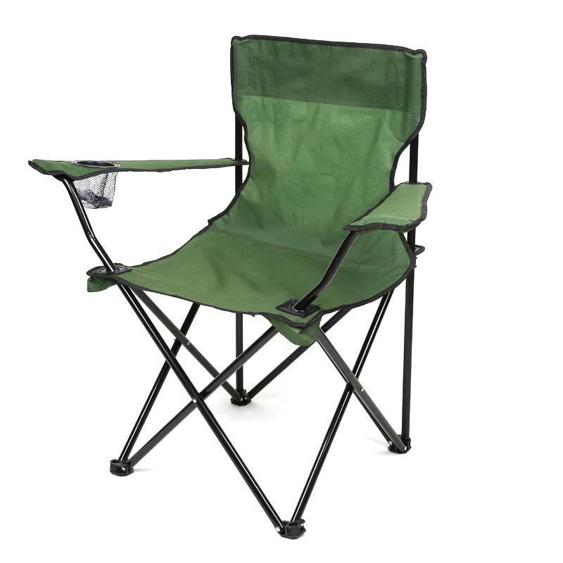 Folding Camping Chair - With Arms and Drink Holder image