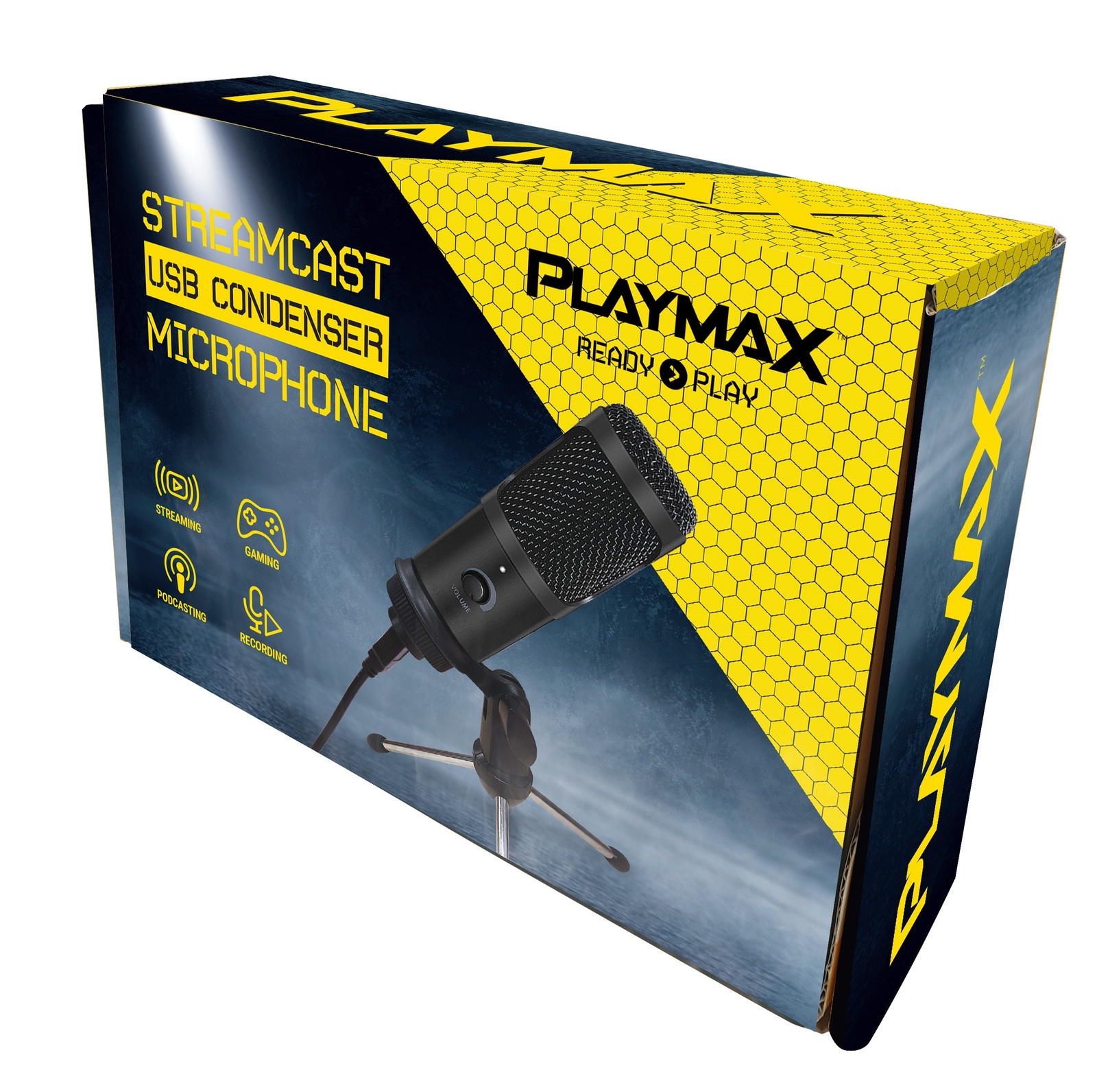Playmax Streamcast USB Condenser Microphone for PC image
