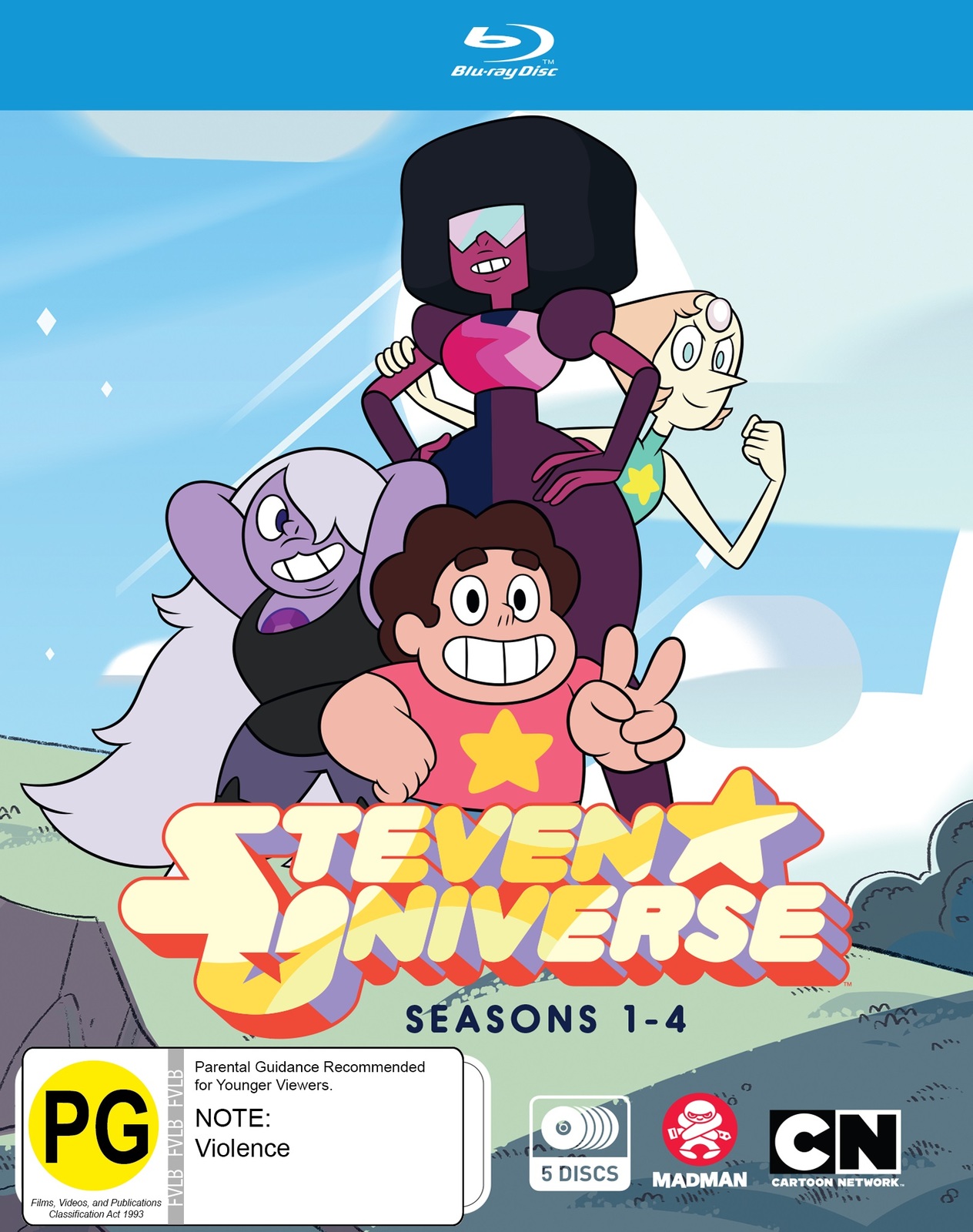 Steven Universe: Seasons 1-4 on Blu-ray image