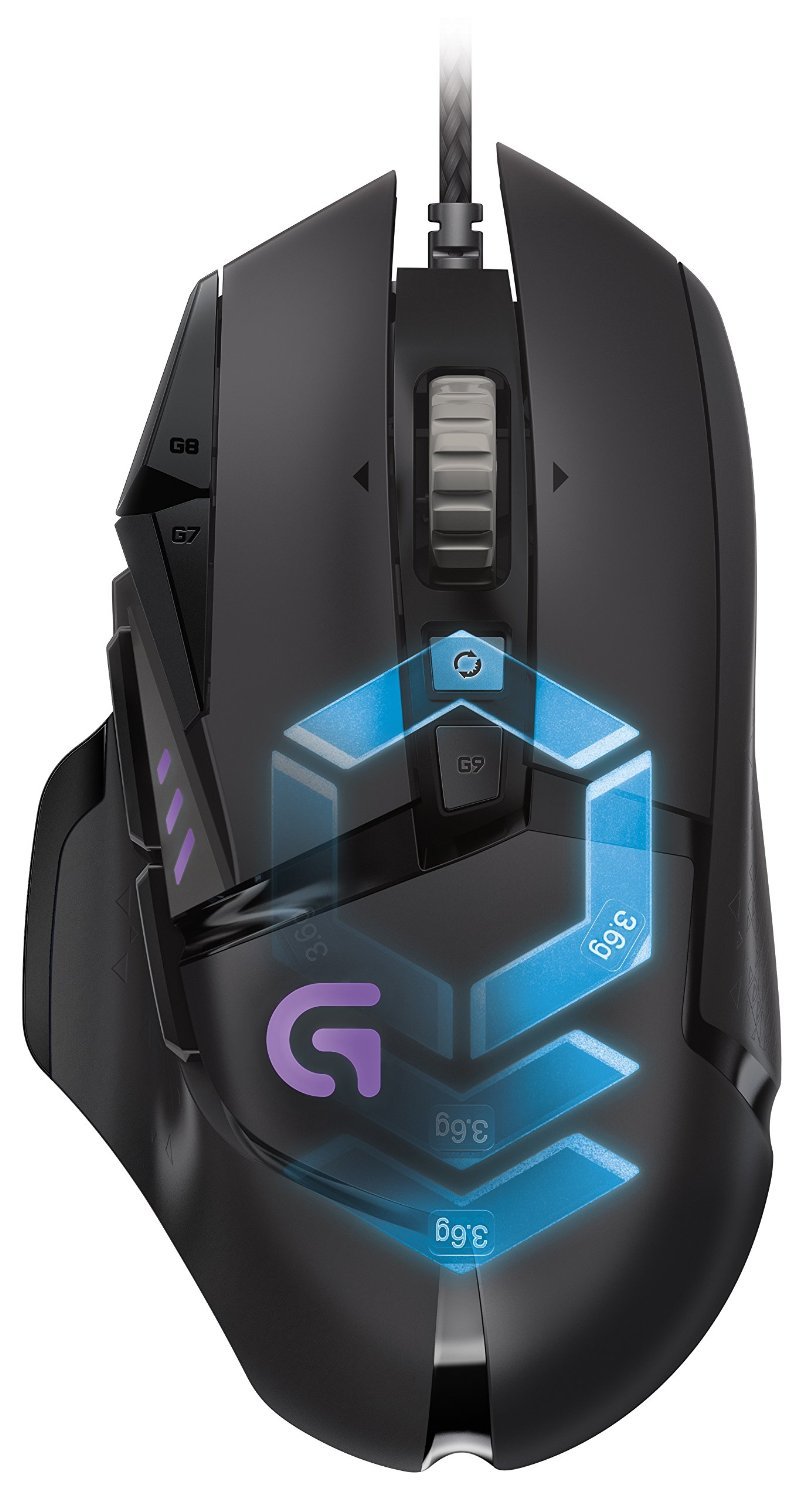 Logitech G502 RGB Tunable Gaming Mouse