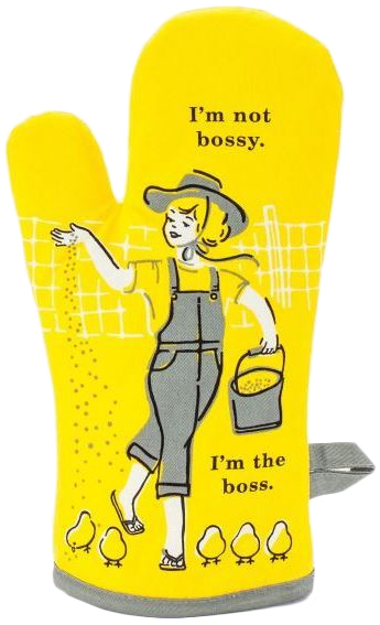 Blue Q Oven Mitt - I'm Not Bossy, I'm the Boss