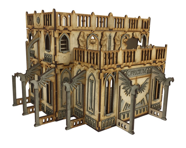 TTCombat: Tabletop Scenics - Gothic Ruined Officium image