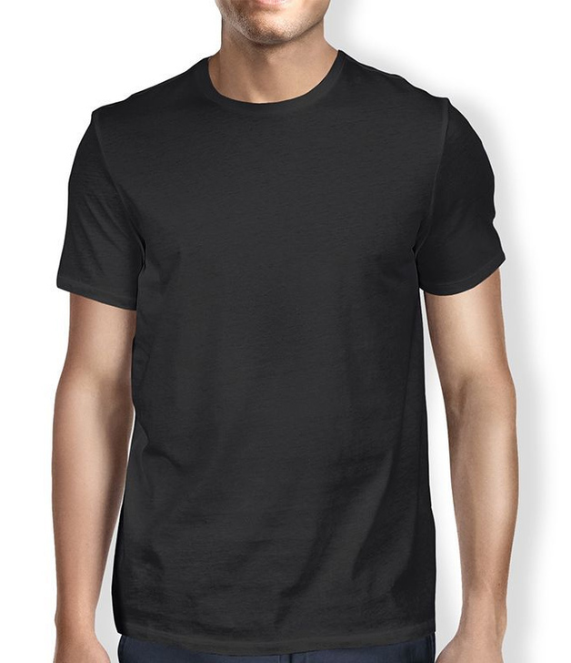 Mens Basic Tee - Black (4XL) | Men's | at Mighty Ape NZ